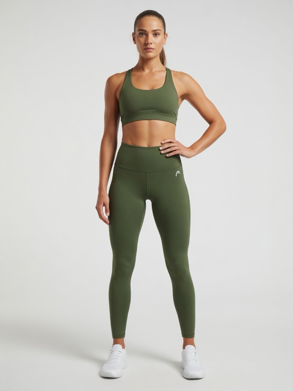 HEAD Olive Active Leggings - XL